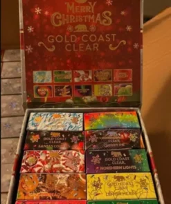 Celebrate the season with Gold Coast Clear Christmas Edition – a premium cannabis cartridge offering festive flavors and potent effects.