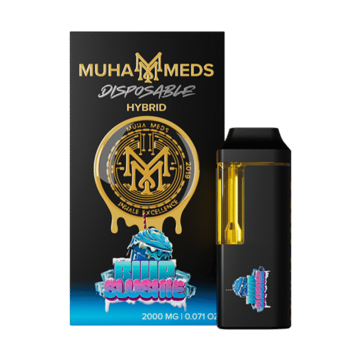 Buy Muha Meds 2g Disposable Blue Slushie Hybrid in stock now for sale, Ace Ultra Love Edition (50 Pcs Variety Master Box) in stock near you.