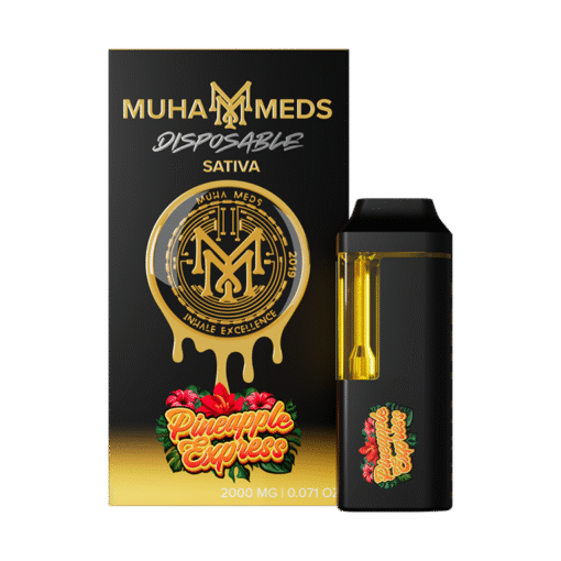 Buy Muha Meds 2g Disposable Pineapple Express Sativa in stock now for sale, Muha Meds Melted Diamonds All In One Strawberry Dream Hybrid in stock now.