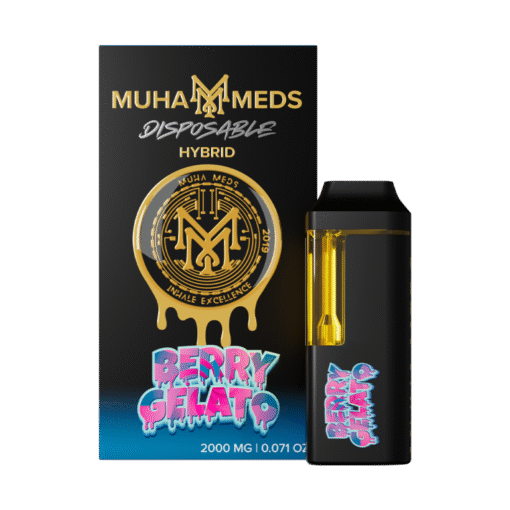 Buy Muha Meds 2g Disposable Berry Gelato in stock now for sale, Muha Meds Melted Diamonds All In One Mango Madness Hybrid in stock near you.